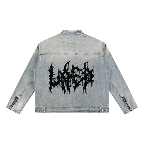 BLEÜ Zip Denim Jacket